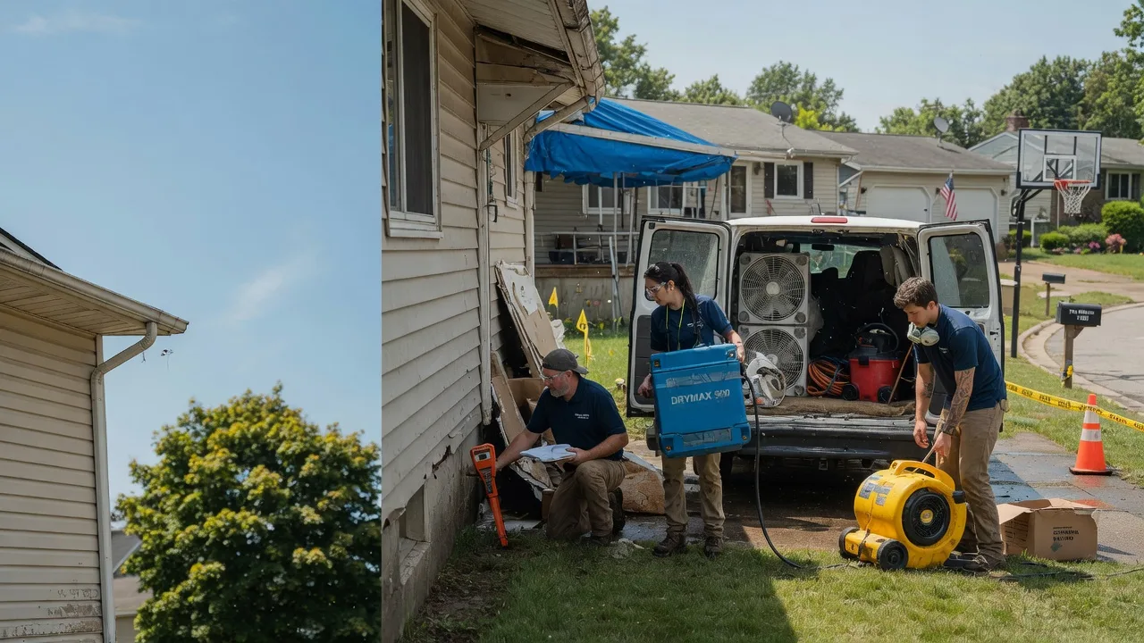 Ceiling Leak Cleanup in Waldo, OH near me